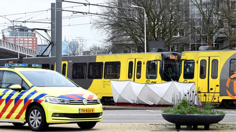 Место нападения в Утрехте