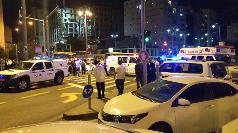 Scene of stabbing outside Jerusalem central bus station