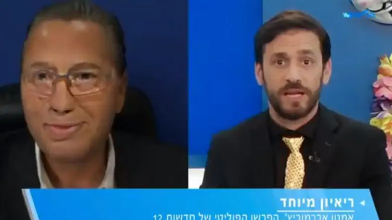 יוסי וידר ואלירז שדה בחיקוי בליכוד טי.וי