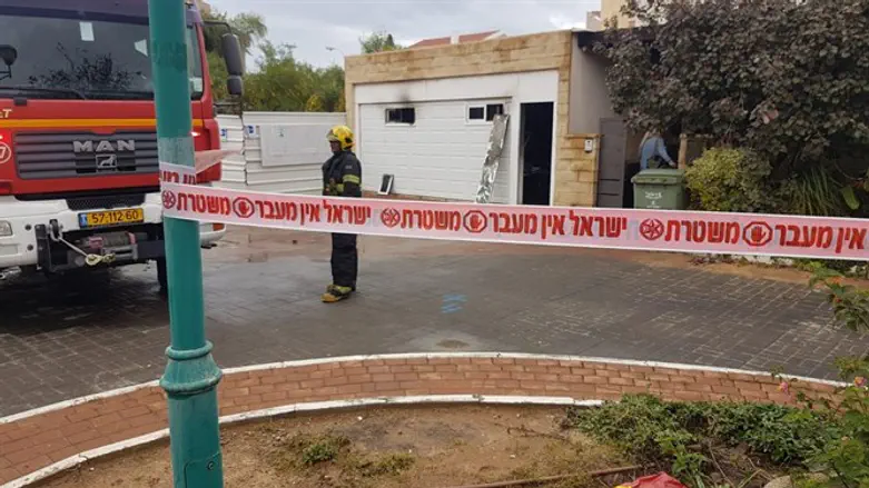 זירת השריפה