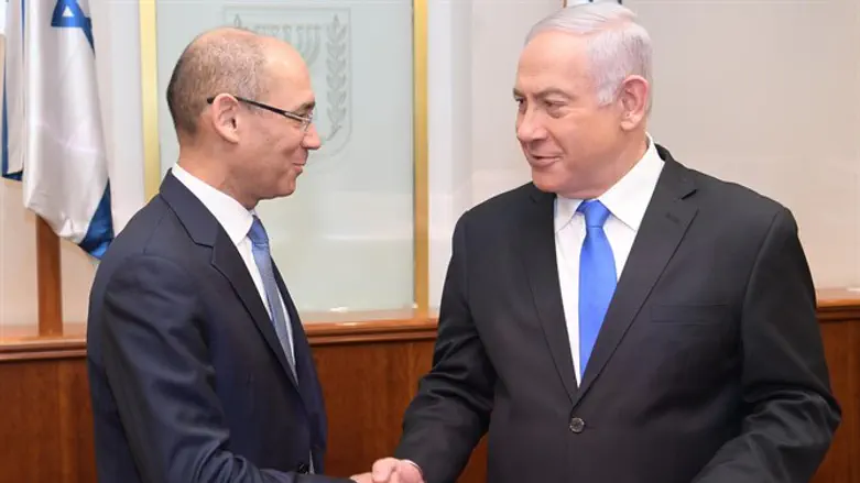 נתניהו עם הנגיד אמיר ירון