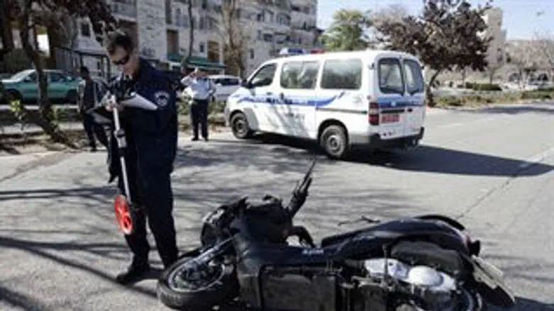 תאונת קטנוע. אילוסטרציה