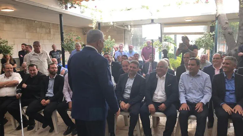 פגישת ראש הממשלה נתניהו עם ראשי הרשויות 