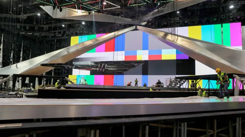 «Евровидение», монтаж сцены