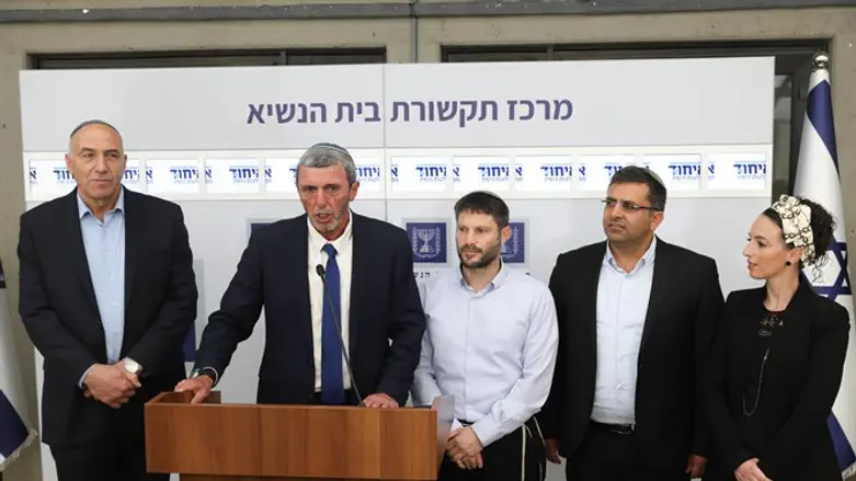 מתעקשים על קיום ההבטחות שניתנו מראש. חברי איחוד מפלגות הימין