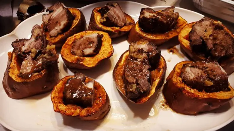 אסאדו על סירות בטטה