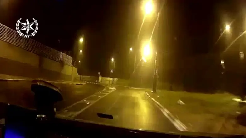 Shot from footage of robery