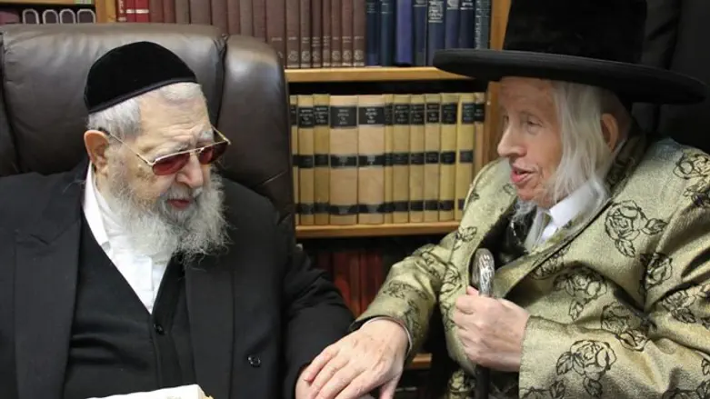 האדמו"ר עם הרב יוסף
