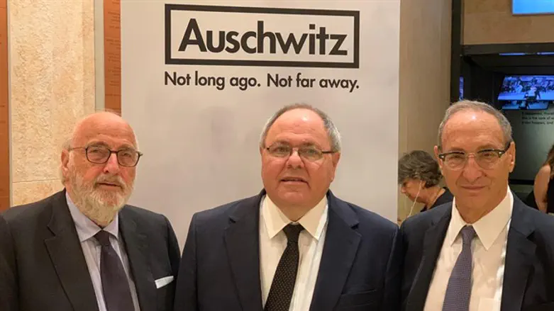 Consul Dayan with some of the ambassadors