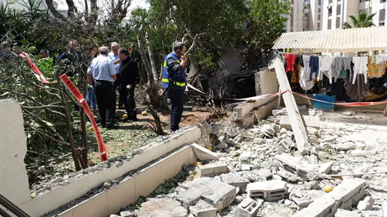 rocket attack on Ashkelon (archive)