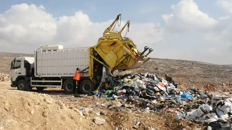 Piles of garbage in Judea and Samari now a thing of the past