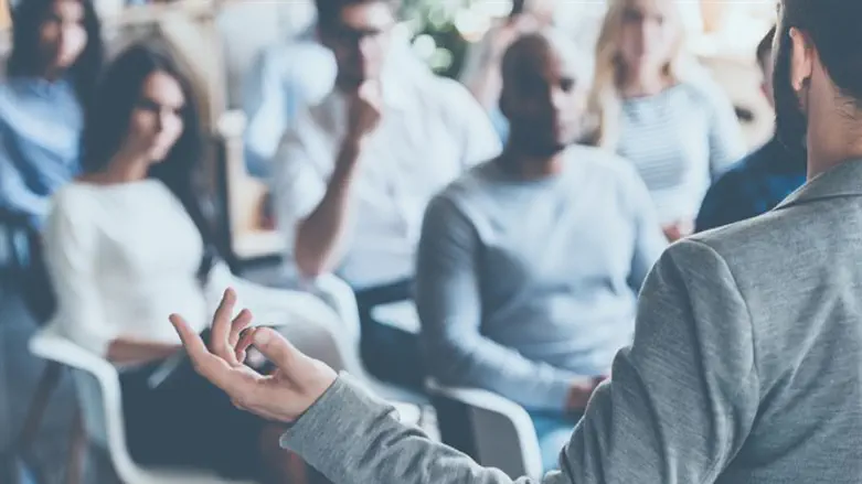 College lecturer (stock image)