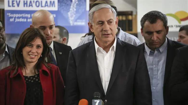 נתניהו עם אלקין וחוטובלי