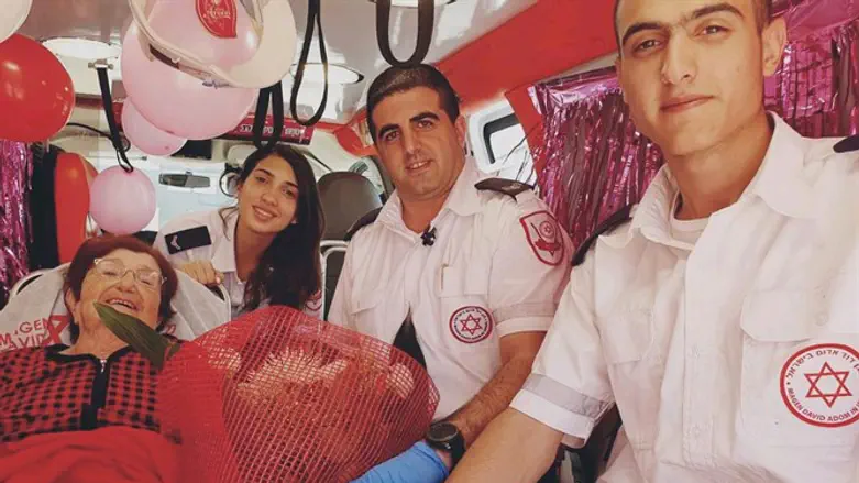 Surprise on ambulance