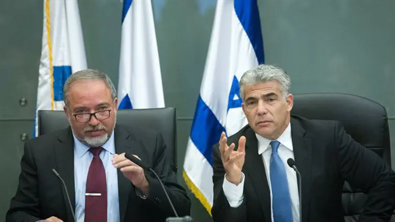 Яир Лапид и Авигдор Либерман