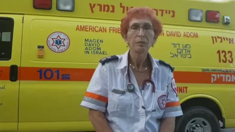 פראמדיקית מד"א שהוזעקה