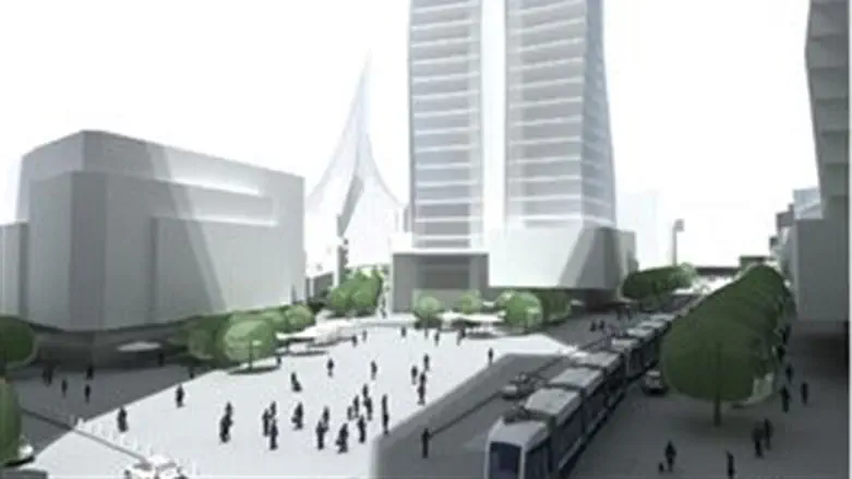 הדמיית פרויקט הכניסה לירושלים