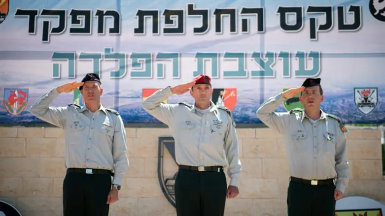 טקס חילופי מפקד עוצבת הפלדה