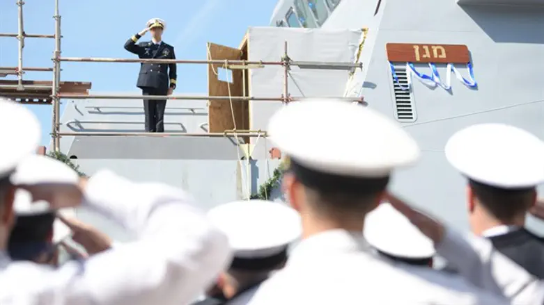 Спущен на воду новый корвет ВМС ЦАХАЛ