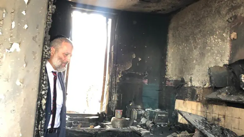 Aryeh Deri in Mevo Modi'im