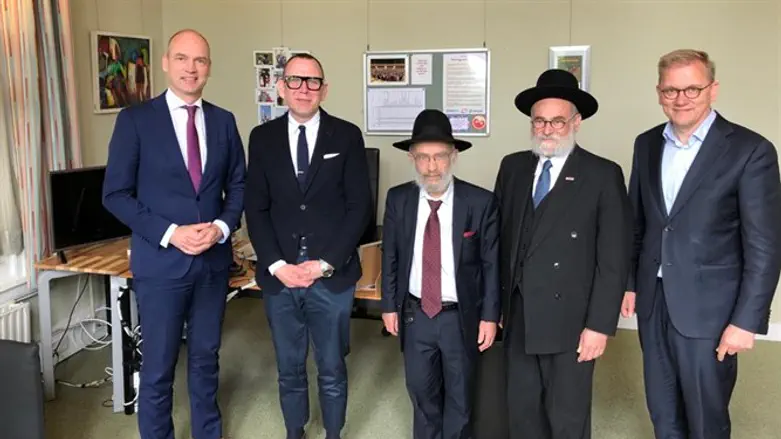 The rabbis at the meeting