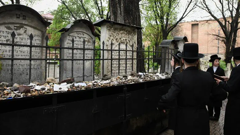 Jewish cemetery in Krakow, Poland