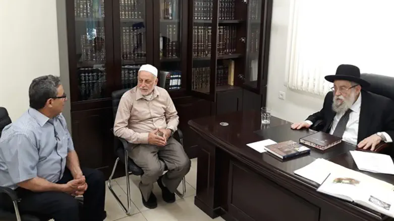 Мусульманский шейх в доме рава Кука