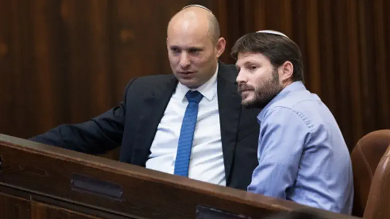 Naftali Bennett with Betzalel Smotrich