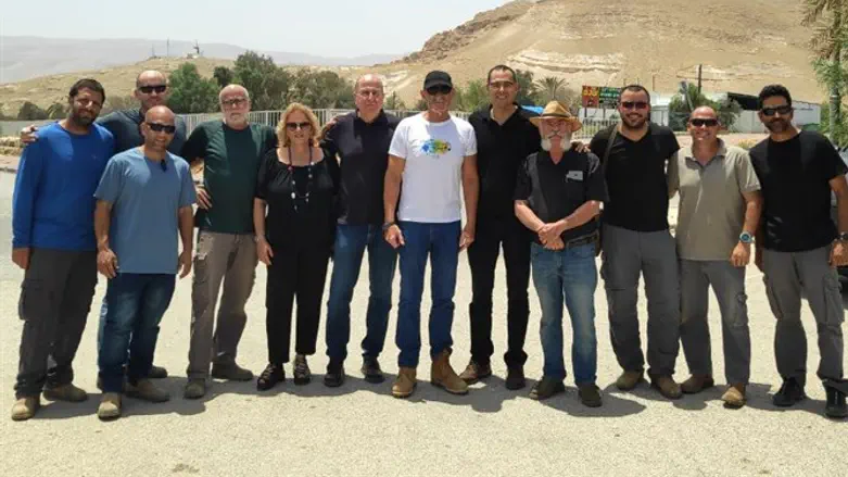 הביקור בבקעה