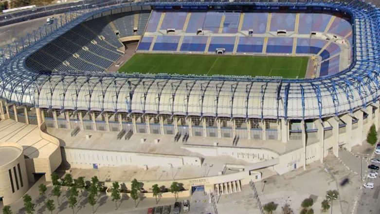 איצטדיון כדורגל. אילוסטרציה