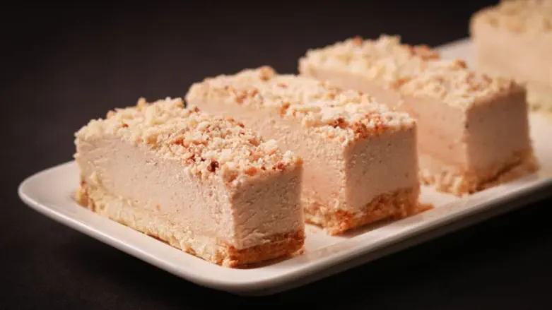 עוגת גבינה פירורים טבעונית