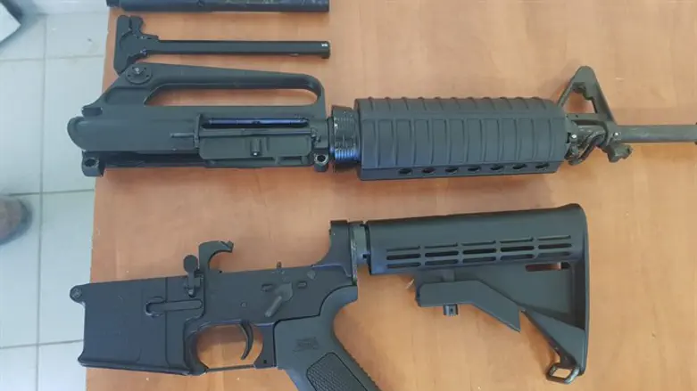 Seized weapons