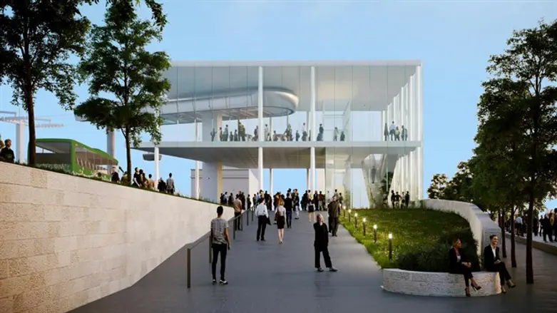 Проект канатной дороги к Западной Стене