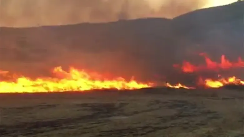 Пожар в Самарии