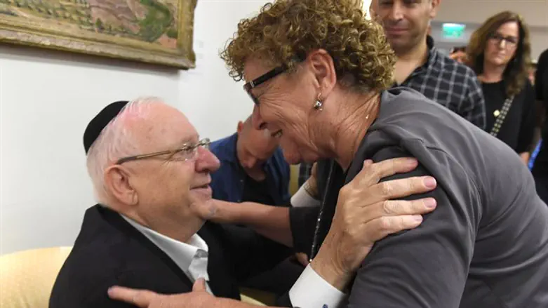 Miriam Peretz and Reuven Rivlin
