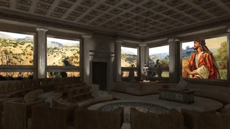 הדמיה של מרכז המבקרים בלוד