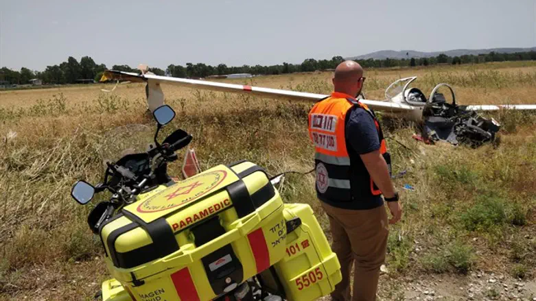 זירת ההתרסקות
