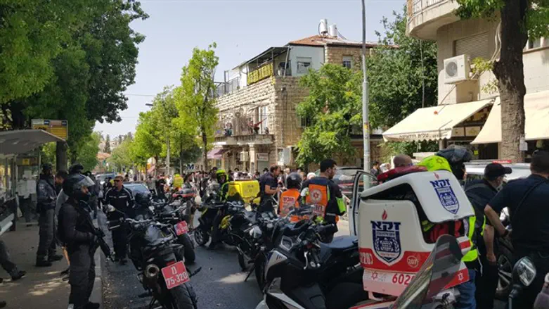 На месте нападения