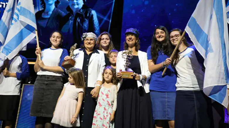 Nadia Matar and Yehudit Katzover, Award winners of The Moskowitz Prize for Zioni