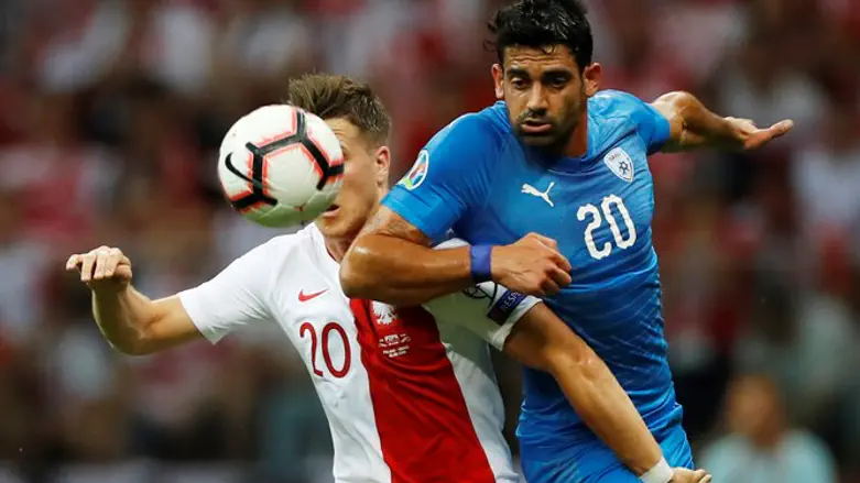 Israeli and Polish soccer teams face off, June 10th 2019