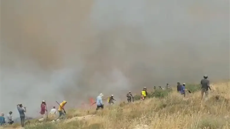 שריפה בשומרון