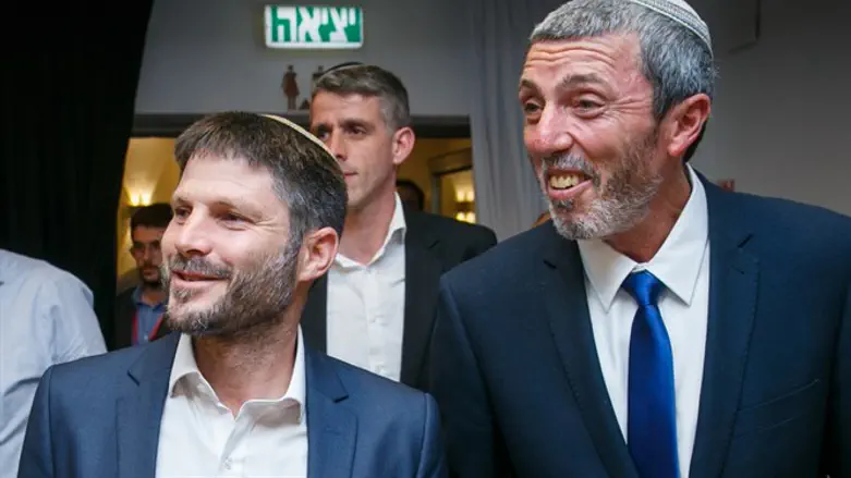 Бецалель Смотрич и раввин Рафи Перец