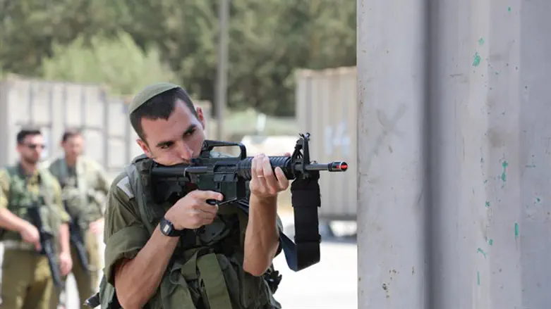Binyamin Brigade 43rd Reserve Battalion training