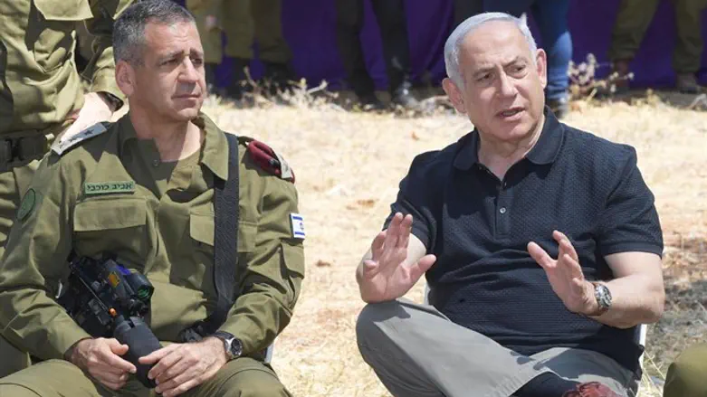 ראש הממשלה והרמטכ"ל בצפון
