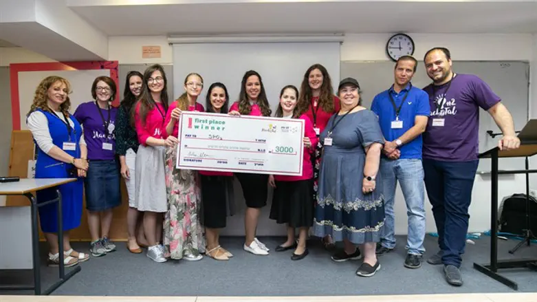 הזוכות במקום הראשון בהקאתון