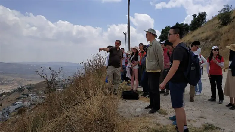 Chinese students on tour