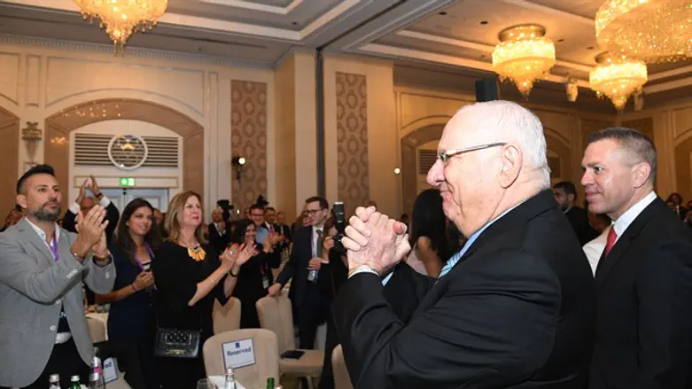 הנשיא ריבלין במהלך הכנס
