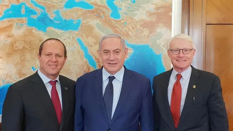 ברק עם נתניהו ופורטר