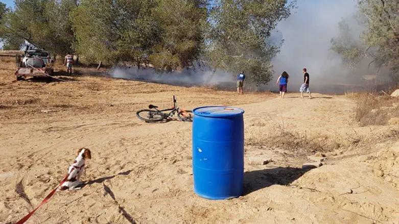 putting out the fire