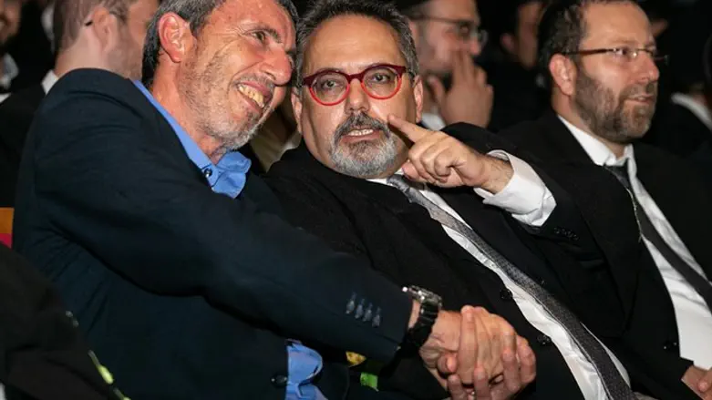 פרופ' אלבשן והרב פרץ